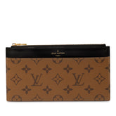 ルイ ヴィトン モノグラム リバース スリム パース 長財布 M80390 マカロン PVC レザー レディース LOUIS VUITTON 【中古】